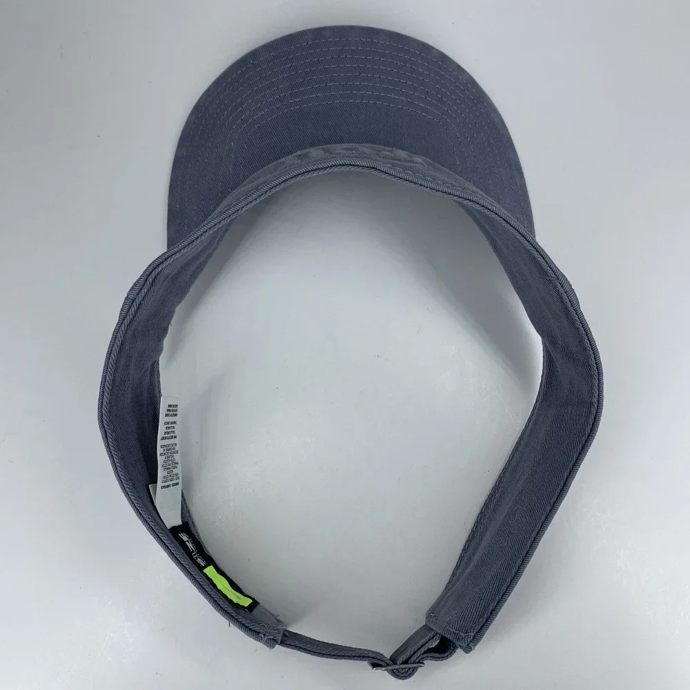 TCU Nike Visor Horned Frogs Texas Christian Gray Adjustable Strap OSFM Hat Cap